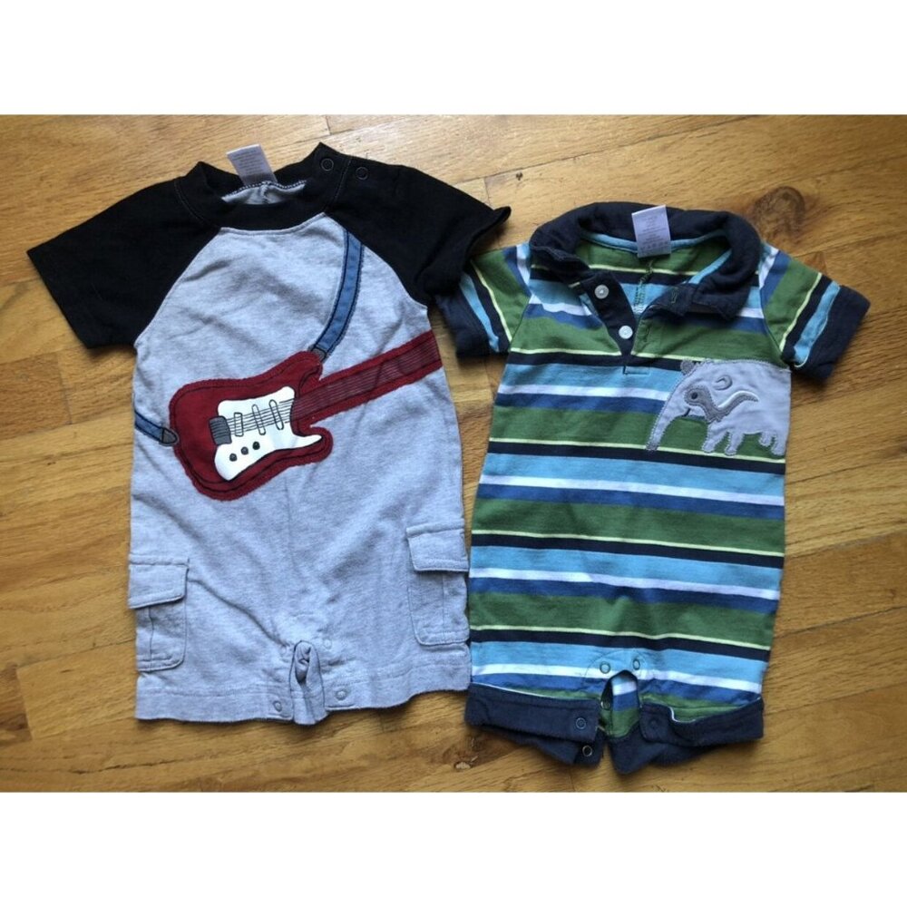 Gymboree  3-6M Short Romper Bundle